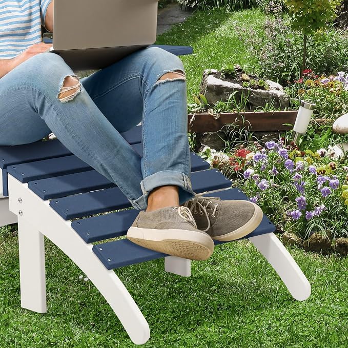Aoodor Outdoor Adirondack Ottoman - Image 7