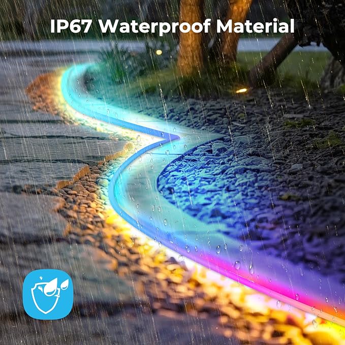 100FT LED Neon Rope Lights, Flexible Led Rope Lights Control - Image 4
