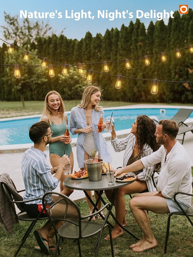 addlon 104FT Solar String Lights Outdoor Waterproof - Image 9