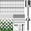 Wire Trellis for Climbing Plants Outdoor, 30-Set Wall Trellis Kit, T316 by Acemaker