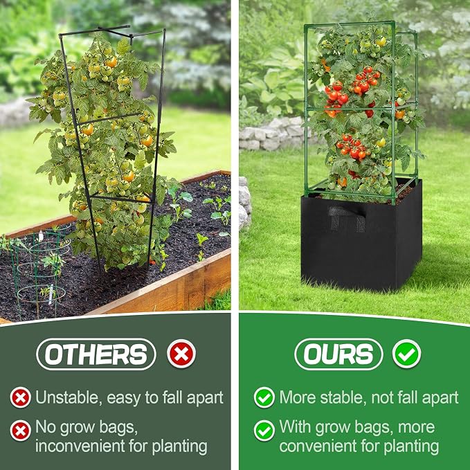 ANPHSIN 3 Sets Tomato Cages - Image 2