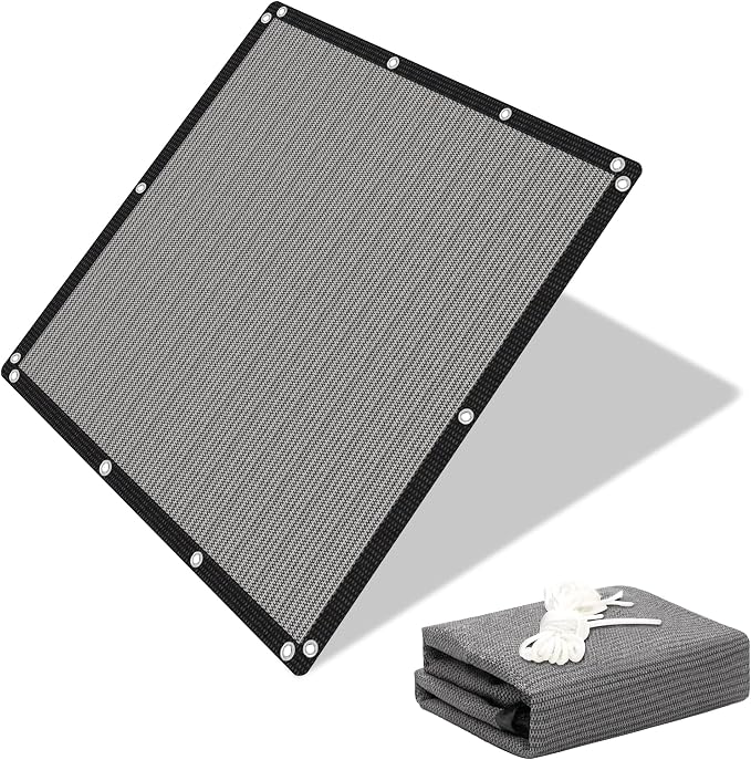 EMERIT 90% Shade Cloth Sun Shade Fabric Privacy Screen Shade Cover by eMERIT