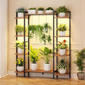 C1 Plant Stand Indoor with 6 Grow Lights, 6 Tiered Large Metal Plant Stand by CYXPHION