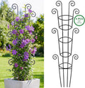 4 Pack 43 Inch Metal Plant Trellis by Qiaokaiyan