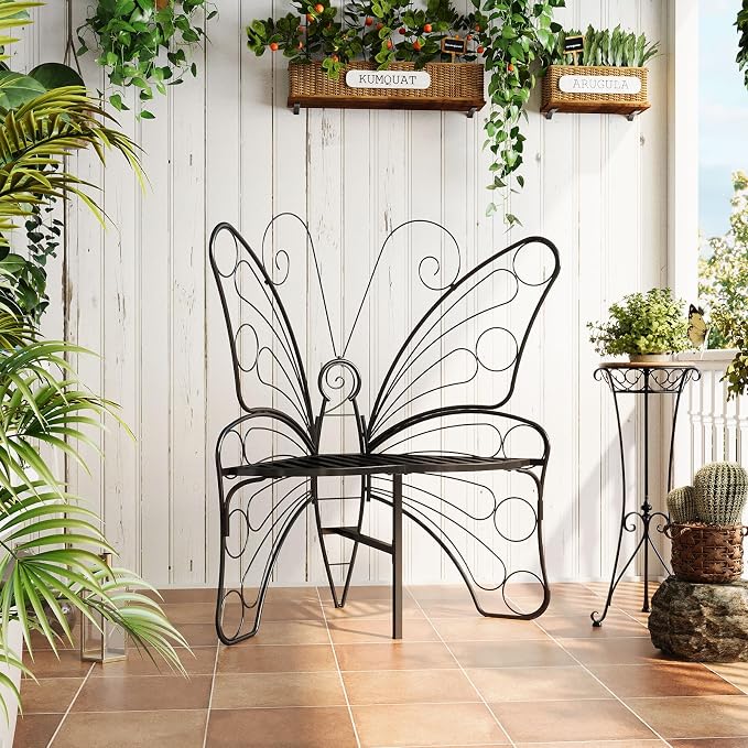Butterfly Shaped Outdoor Bench, Butterfly Chair Butterfly Bench Outdoor - Image 6
