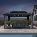 PURPLE LEAF 08'x14' Hardtop Gazebo by PURPLELEAF