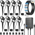 SUNVIE All-In-One LED Landscape Lighting Kit, 3000K Waterproof Outdoor Uplights by SUNVIE
