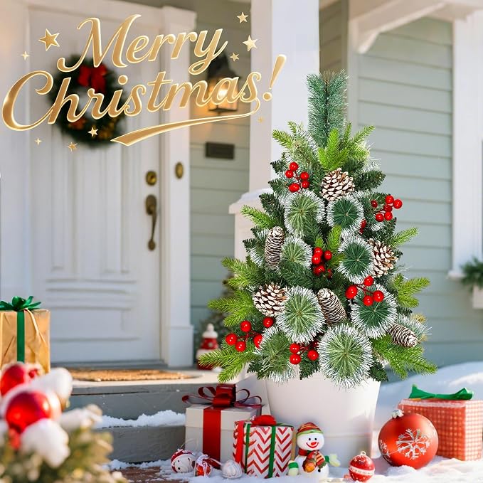 2 Pack Outdoor Christmas Tree Urn Fillers - Image 7