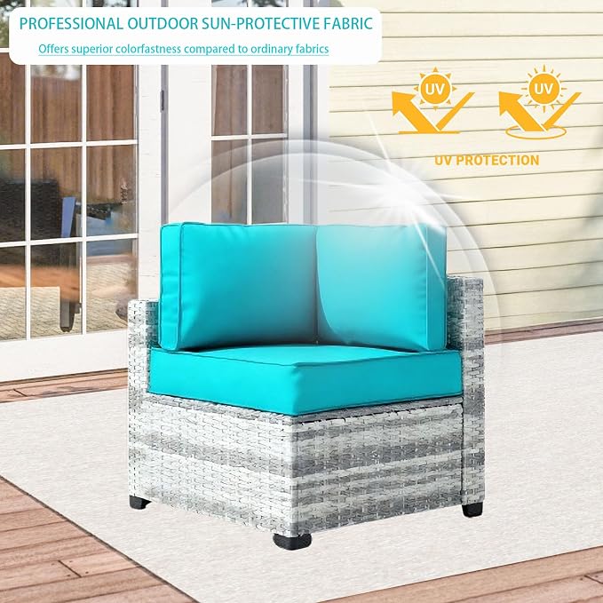 Outdoor Cushion Covers for Patio Furniture, Patio Cushion Covers Replacement - Image 3