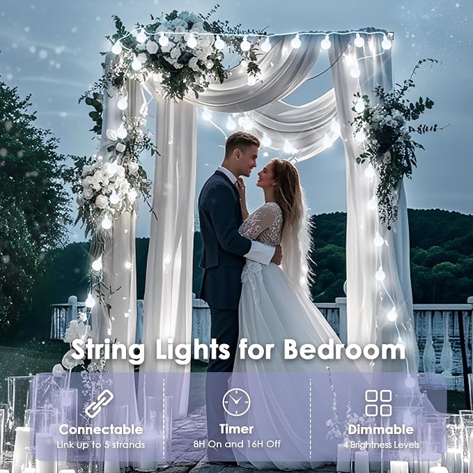 100LED Connectable String Lights Indoor Outdoor - Image 6