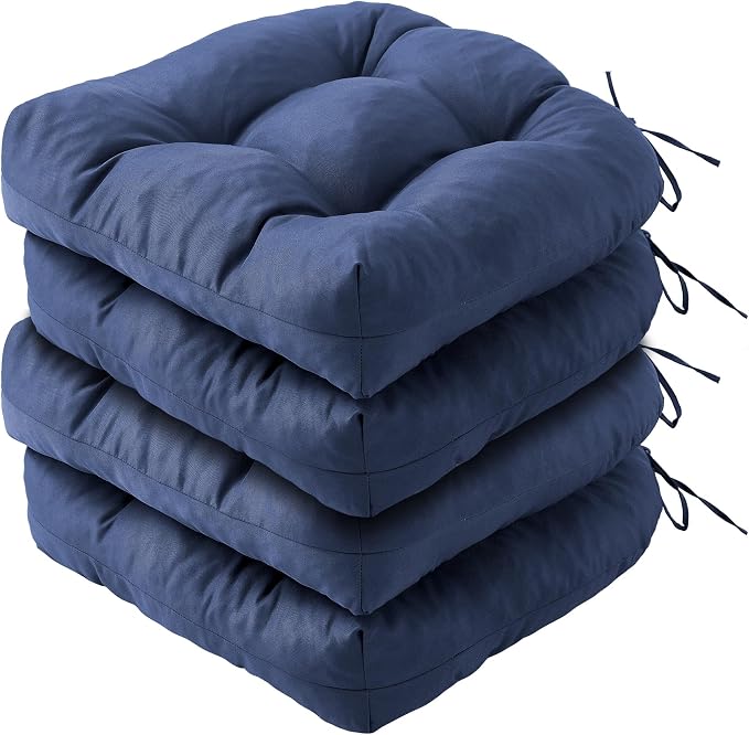 Outdoor Chair Cushions Set of 4, Patio Chair Cushions by IPYNBAP