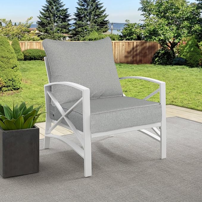 Goodgoods 22x24 inch Outdoor/Indoor Deep Seat Patio Cushion Set of 1 Resilient - Image 3