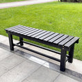 47.2'' Outdoor Garden Benches Weatherproof Patio Bench Two-Person Seat Backless by YangAera