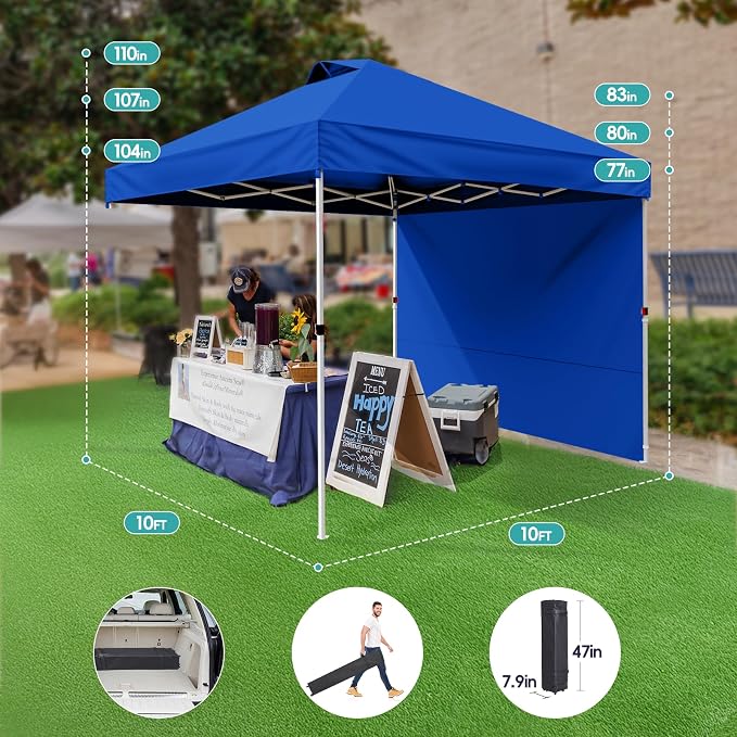 SPECILITE Canopy 10x10 Pop Up, Easy Up Outdoor Tent - Image 6