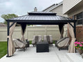PURPLE LEAF 10' X 14' Aluminum Gazebo by PURPLELEAF