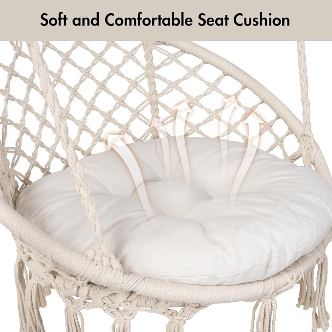 ANOW Macrame Hammock Chair - Image 6
