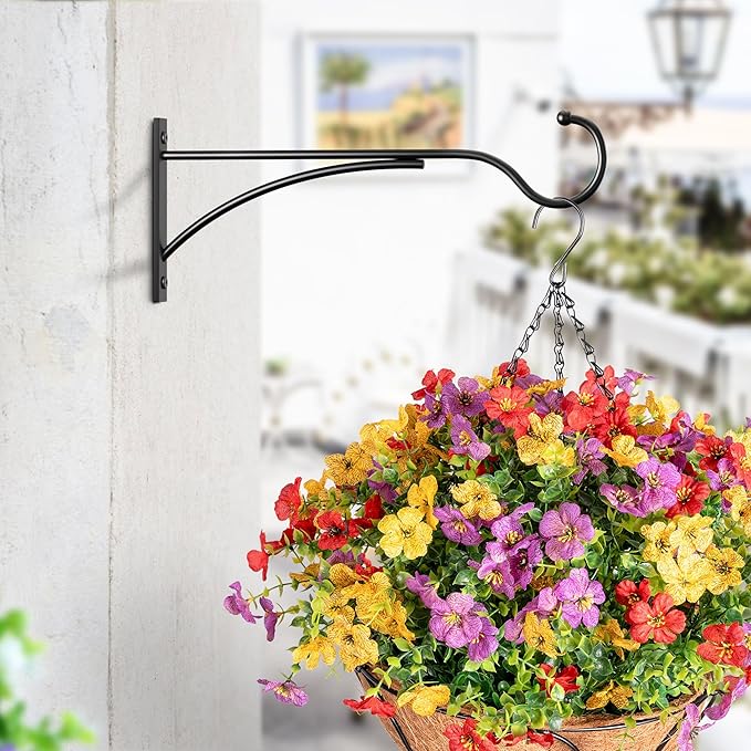 11 Inch Heavy Duty Plant Hangers Outdoor, Metal Plant Brackets - Image 2