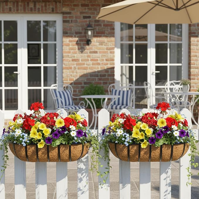 24 Inch Railing Planter Window Box Deck Balcony Rail Planter - Image 7