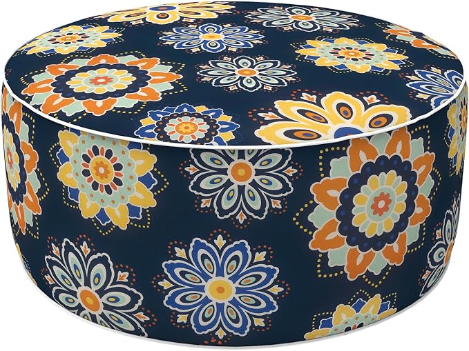LVTXIII Inflatable Stool Ottoman Footrest by LVTXIII