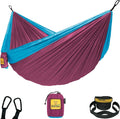 Wise Owl Outfitters Camping Hammock – 500lbs Portable Hammock by WiseOwlOutfitters