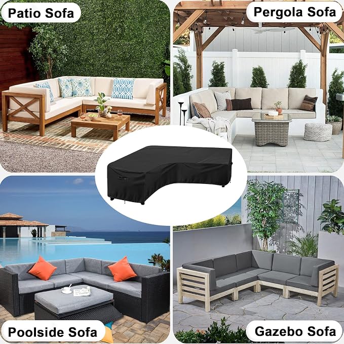 OutdoorLines Waterproof Outdoor Patio Sectional Cover - Image 8