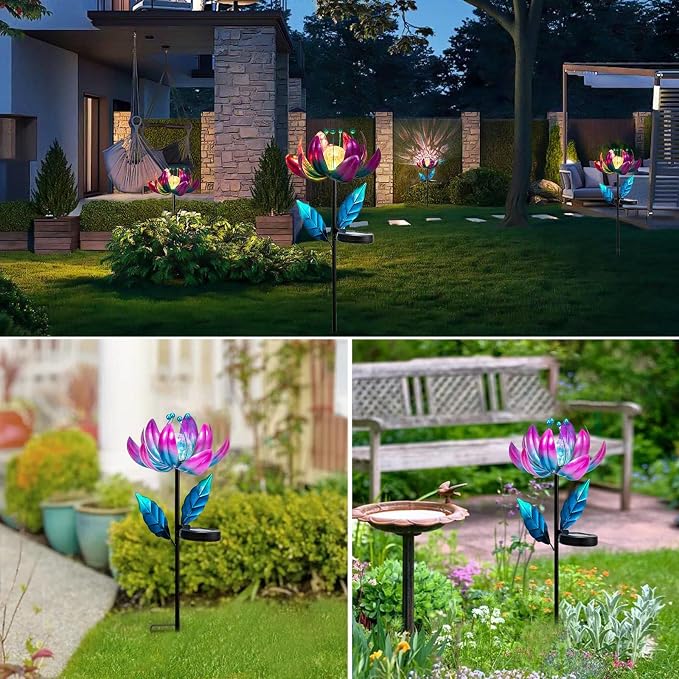 Outdoor Garden Decor Solar Spinners Lights - Image 6