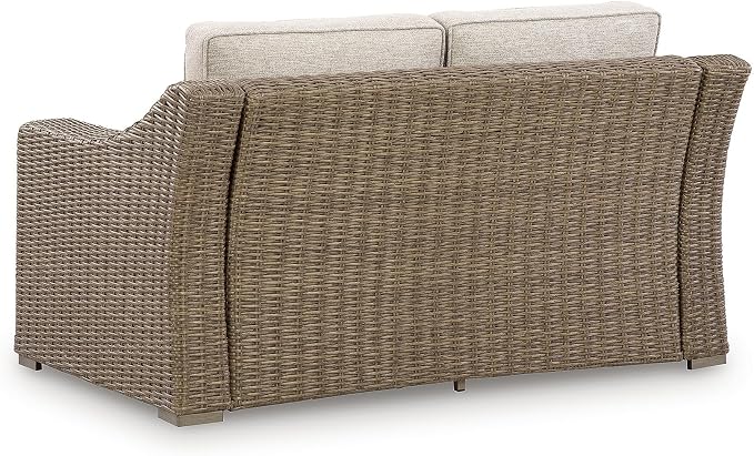 Signature Design by Ashley Carmel Bay Casual Outdoor Loveseat - Image 4