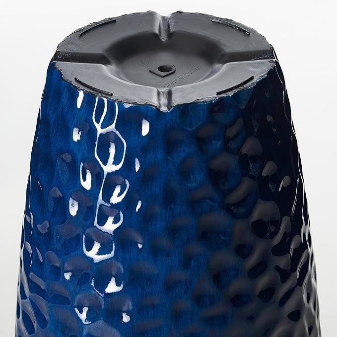 Glitzhome 23.75" H Oversized Tall Planter, Modern Set of 2 Honeycomb Textured - Image 8