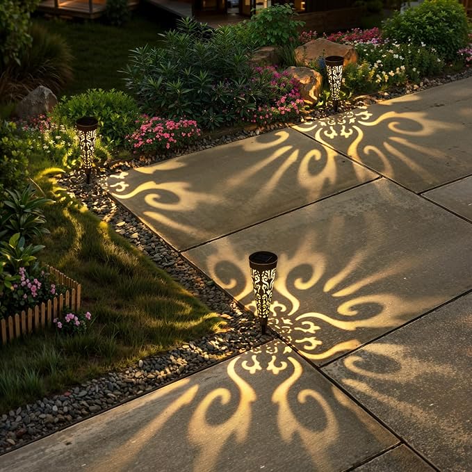 Go2garden 6Pcs Solar Lights Outdoor Garden Decor Gifts - Image 4