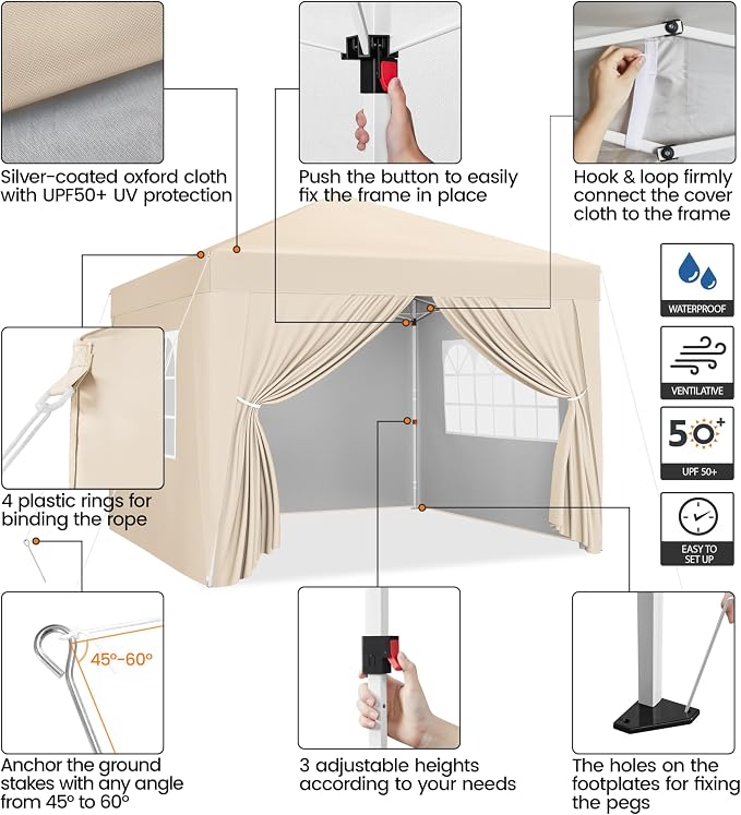 Yaheetech 10x10 Pop Up Canopy - Image 4
