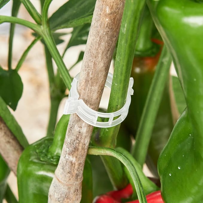 200 Pcs Plant Support Clips, Plastic Clips - Image 9