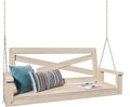 Porchgate Amish Heavy Duty 700 Lb Boardwalk Porch Swing W/Chains by Porchgate