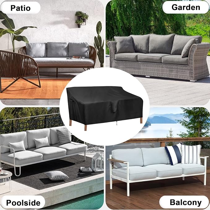OutdoorLines Outdoor Waterproof Patio 3-Seater Couch Cover - Image 8