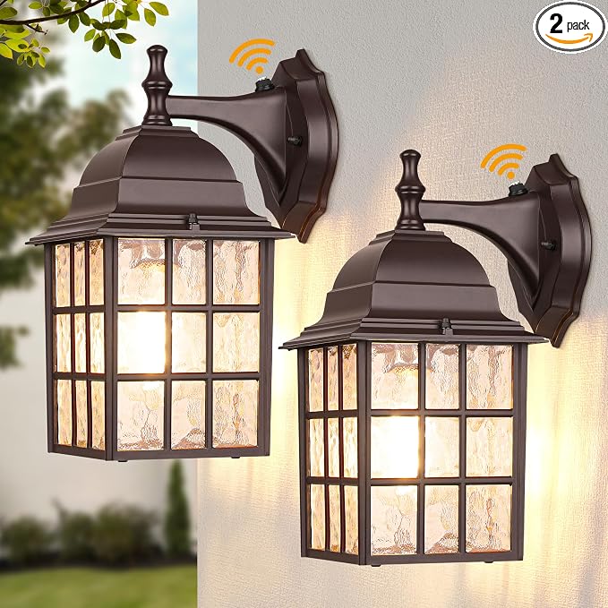 2-Pack Dusk to Dawn Outdoor Lights by WIHTU