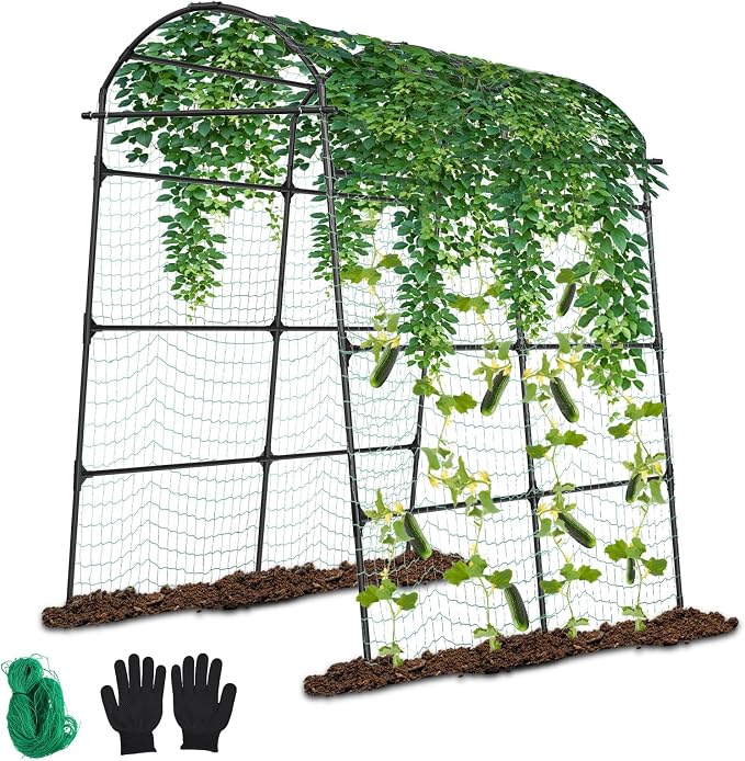 Garden Trellis Arch for Climbing Plants Outdoor by Agiblelite