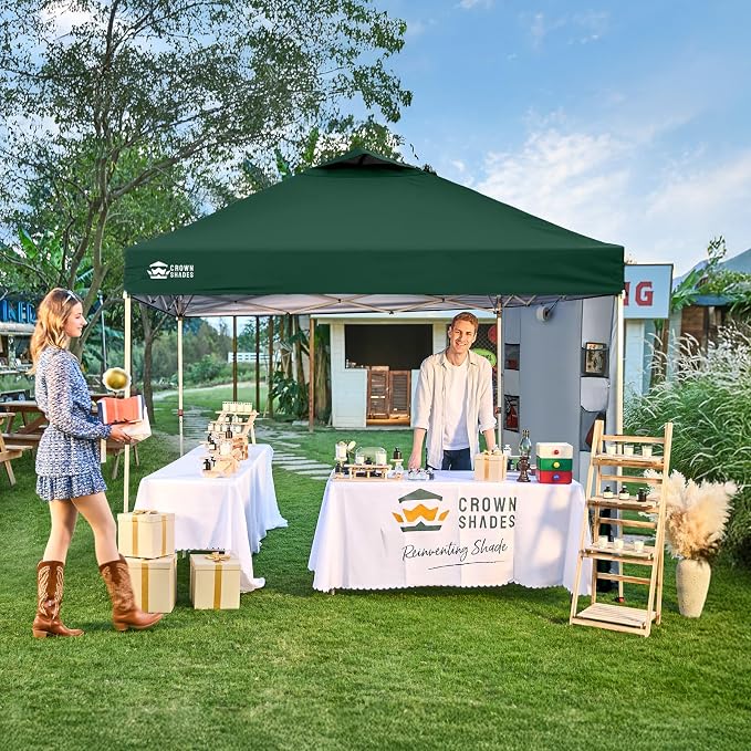 CROWN SHADES Canopy Tent 10x10 Pop Up Canopy Outdoor Shade - Image 3