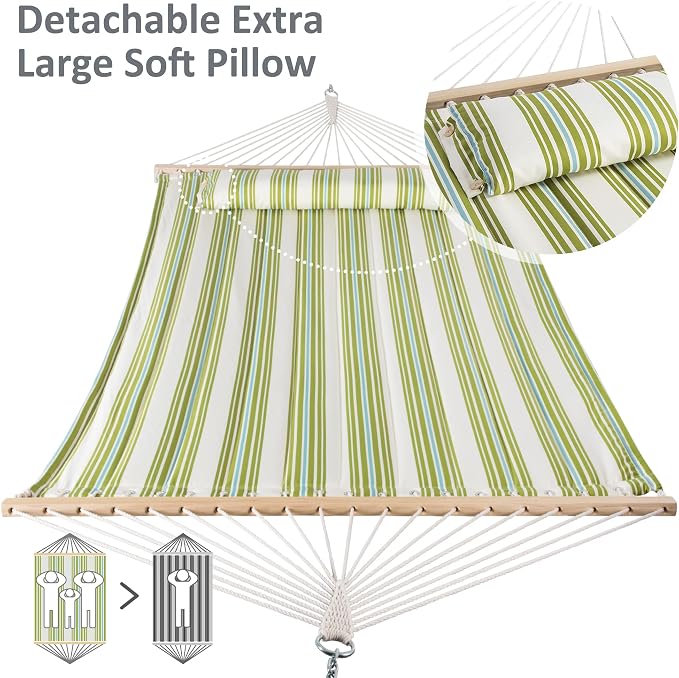 SUNCREAT Hammock 2 Person Heavy Duty, Double Hammocks - Image 3