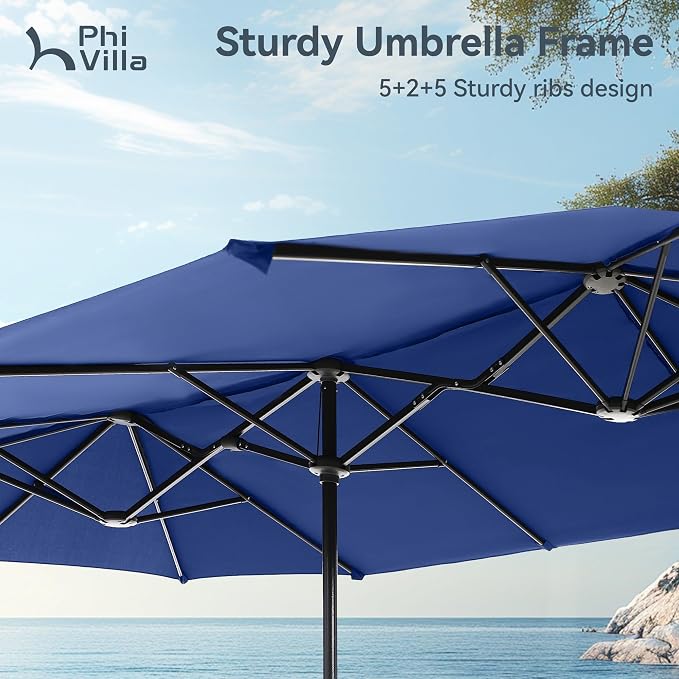 PHI VILLA 8 PCS Patio Dining Set - Image 8