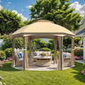 EROMMY Gazebos on Clearance 13 x 13 Ft 6 Sided, Outdoor Gazebo by EROMMY