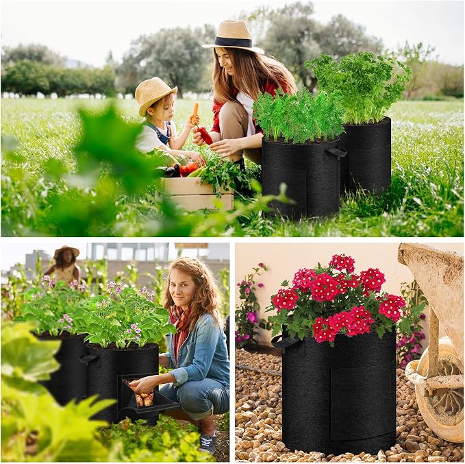 2 Pack 10 Gallon Potato Grow Bags - Image 7