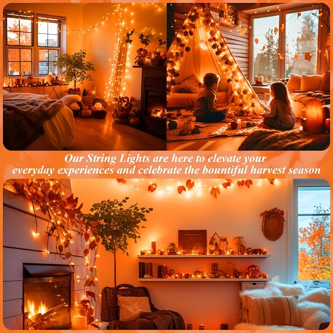 JMEXSUSS 66ft 200 LED Christmas String Lights Outdoor Indoor, Connectable - Image 6