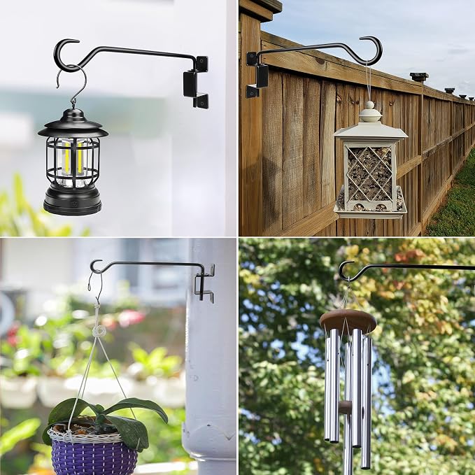 2PCS Wall Mounted Plant Hanger, Indoor/Outdoor Decorative Hook - Image 4