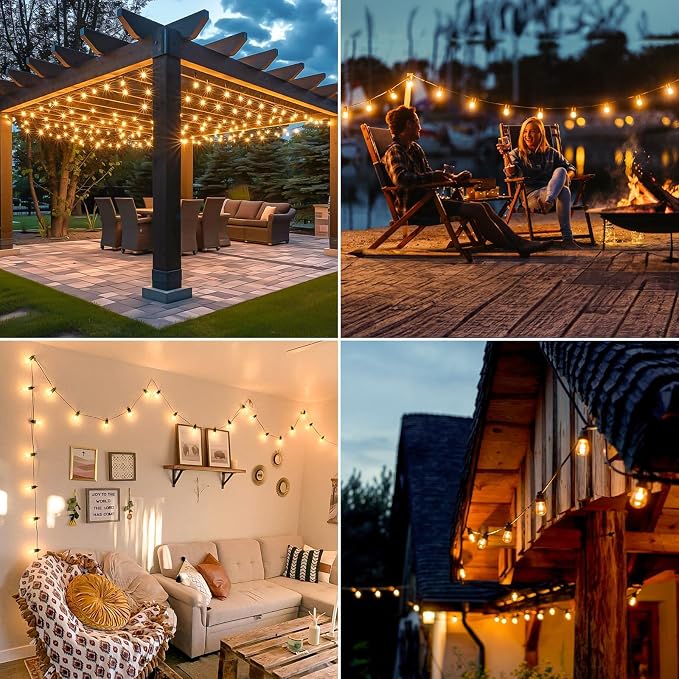 LED Outdoor String Lights, 50FT Waterproof Patio Light - Image 7
