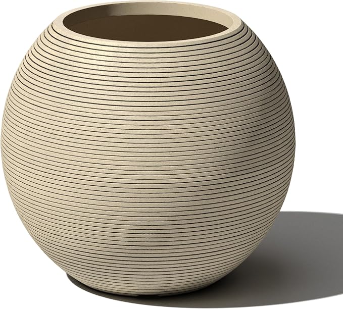 Veradek Strata Series Sphere Round Planter by VeradekOutdoor