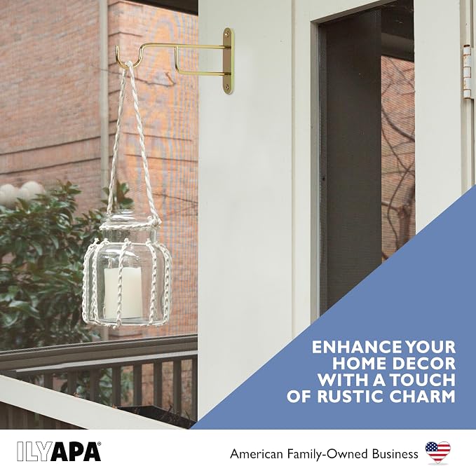 Ilyapa 3 Pack Metal Wall Plant Hangers - Image 6