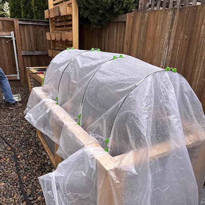 Greenhouse Hoops Grow Tunnel, 5 Sets of 7FT Garden Hoops - Image 5