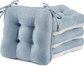 BETU Chair Cushions for Dining Chairs Set of 4, 3.5" Thick Kitchen Table Chair by BETU