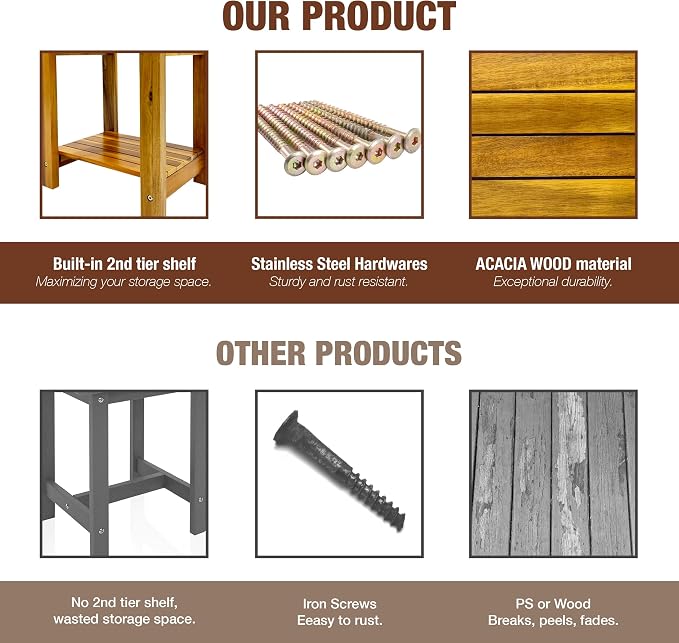 Double Adirondack Table - Image 10
