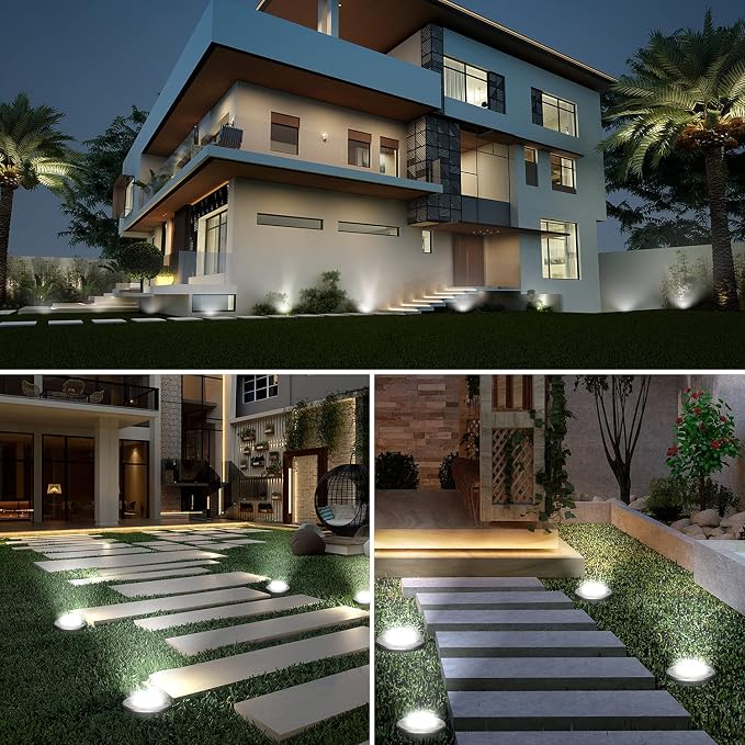 JESLED Landscape Lighting 6W LED Well Lights, 12V 24V Ground Lights 6000K - Image 9