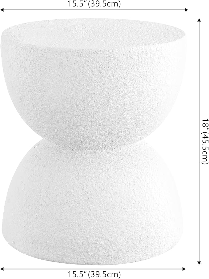 JONATHAN Y TBL1100A Greta 18" Mid-Century Modern Drum Indoor/Outdoor Accent - Image 2